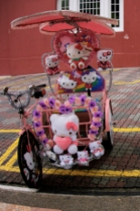 Colorful Hello Kitty Trishaw